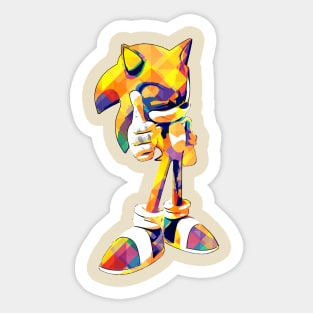 Sonic Popart Sticker